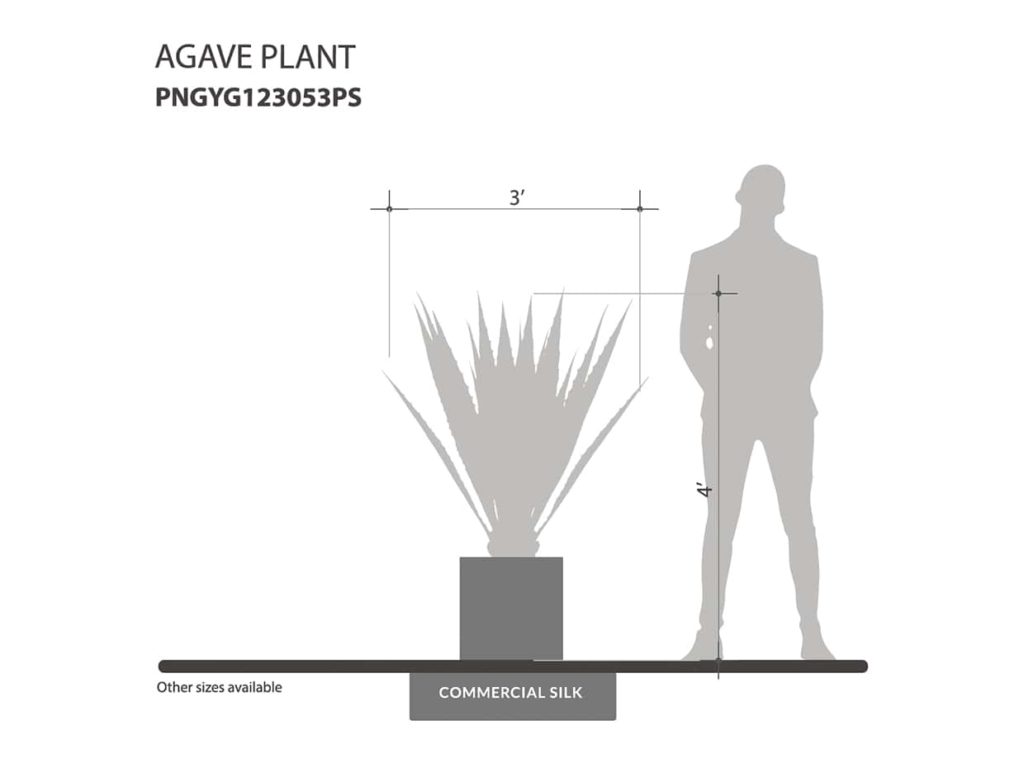 Artificial Agave Plant ID# PNGYG123053PS