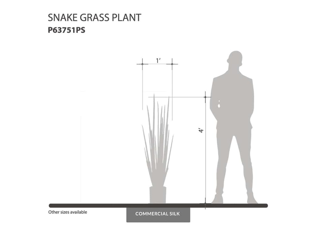 Faux Snake Grass Plant ID# P63751PS
