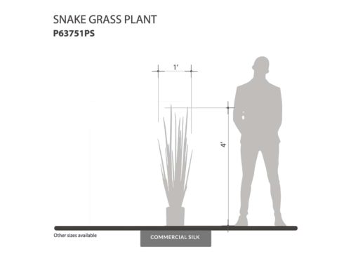 Faux Snake Grass Plant ID# P63751PS