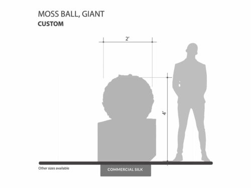 Giant Moss Topiary Balls ID# -