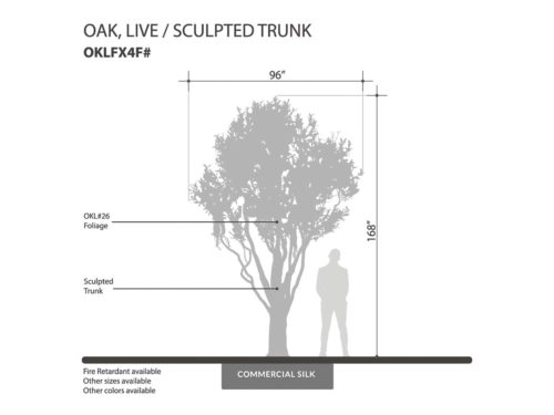 Live Oak Tree, Sculpted ID# OKLFX4G