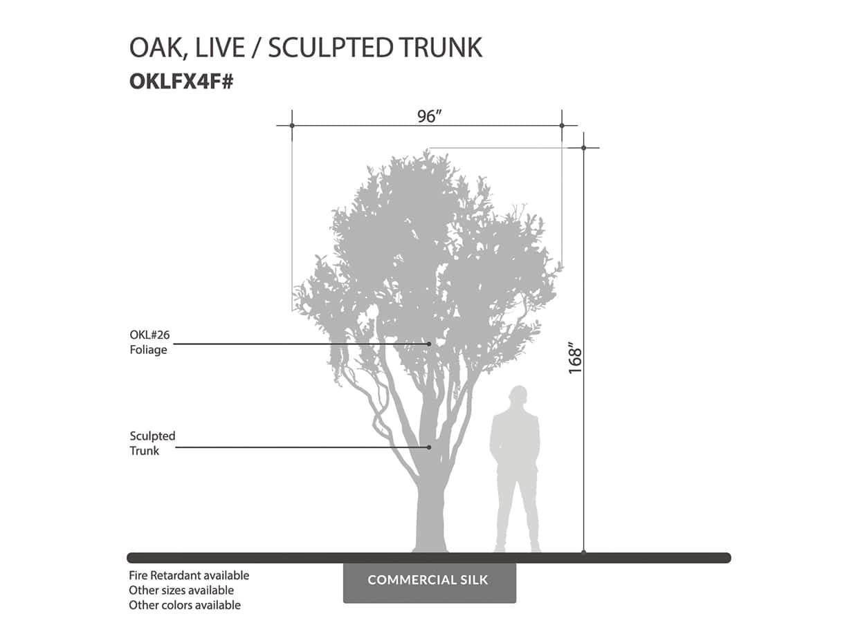 Live Oak Tree, Sculpted ID# OKLFX4G