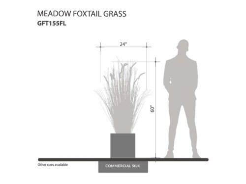 Artificial Meadow Foxtail Grass ID# GFT155FL