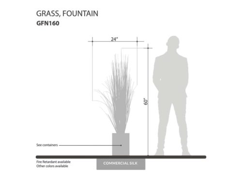 Artificial Fountain Grass ID# GFN160TTG
