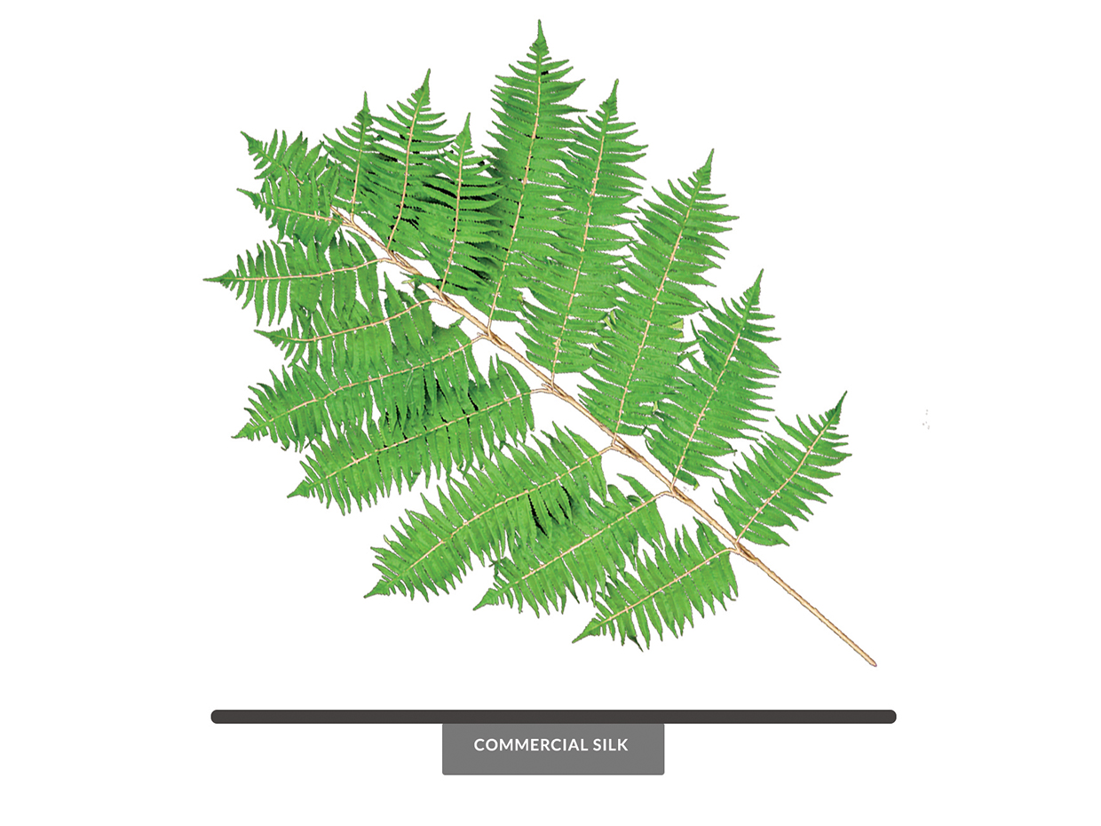 Artificial Fern Tree Branches