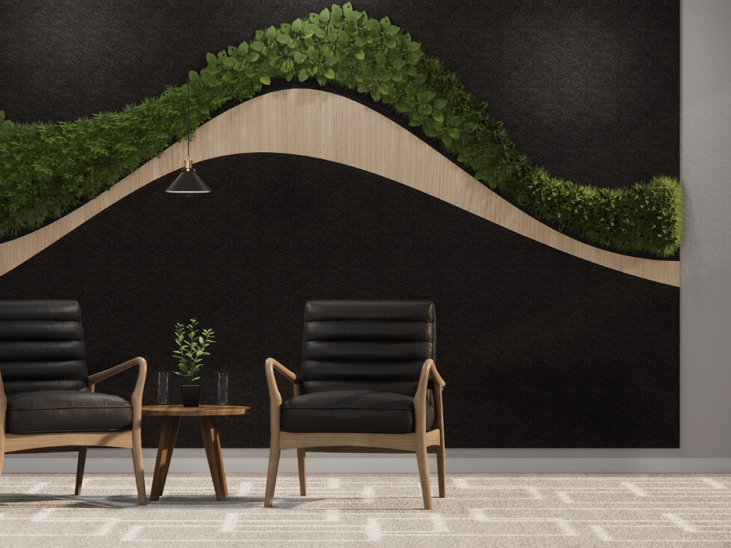 Thick Jungle Greenery Wall