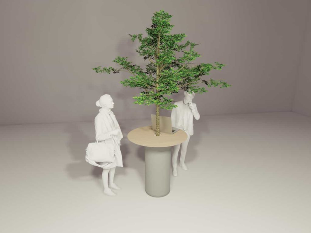 Canopy Planter High Top Table