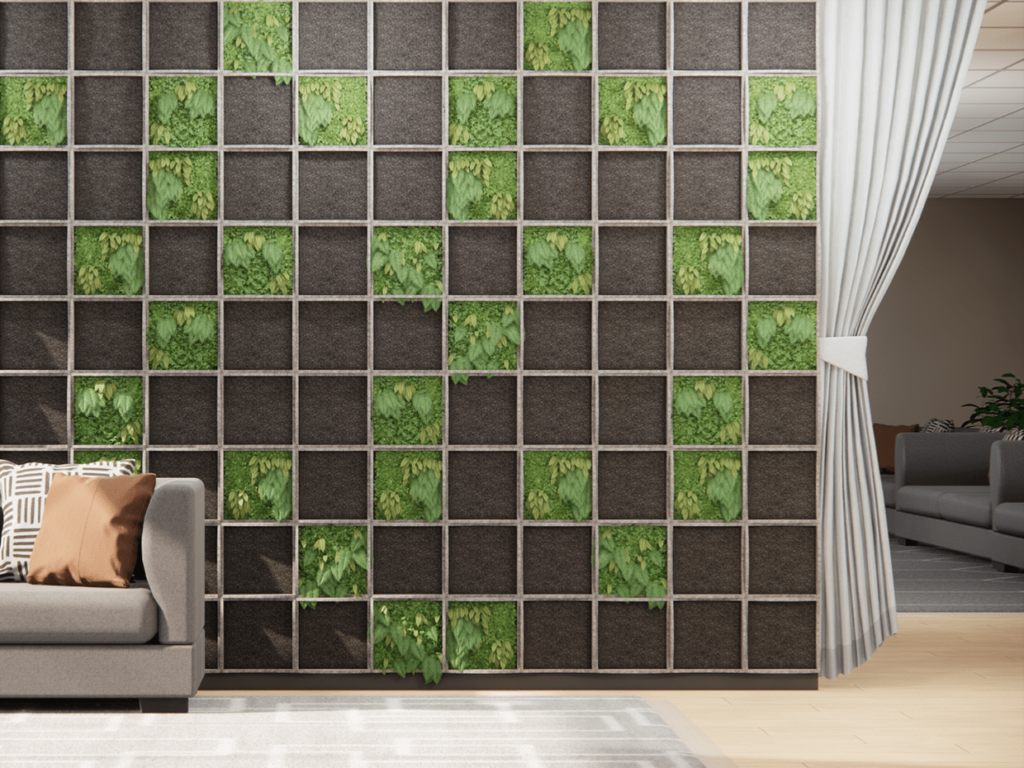 Green Tray Wall Backdrop