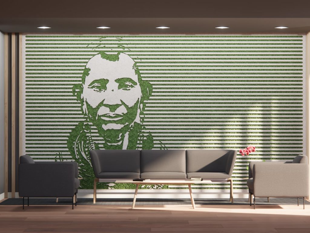 Pokot Art Moss Wall