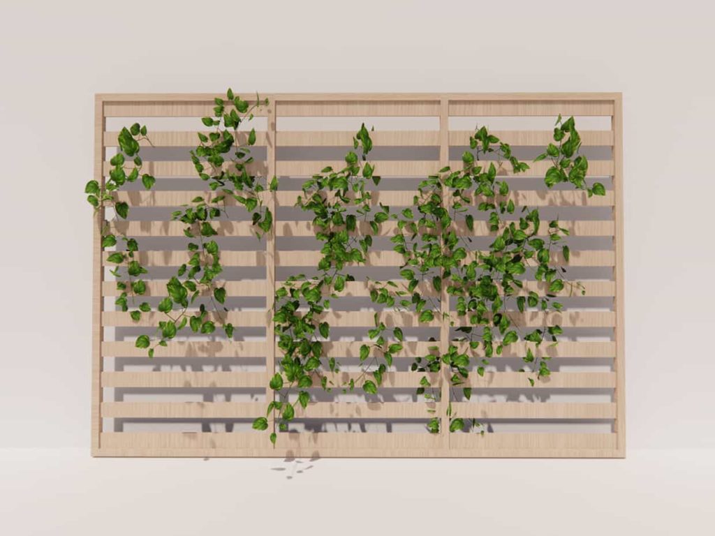 Artificial Plant Trellis Wall Biophilic Office Design Commercial Silk