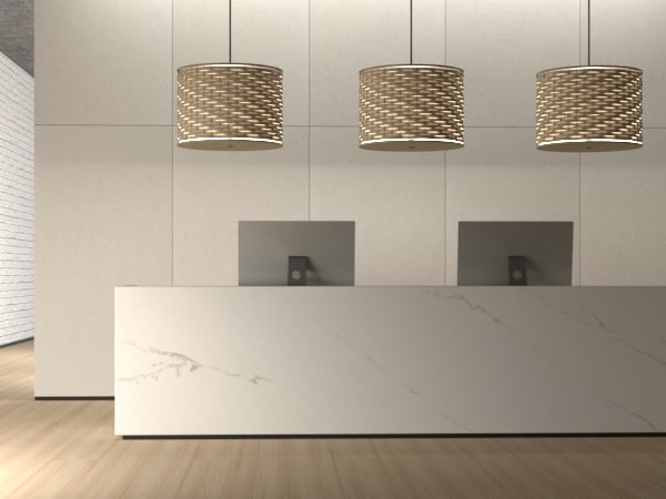 Woven Drum Pendant Light