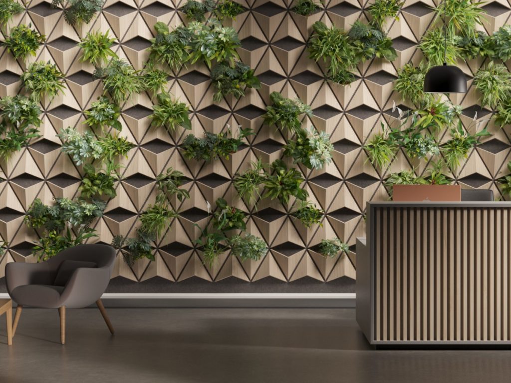 Clay Pot Plant Wall