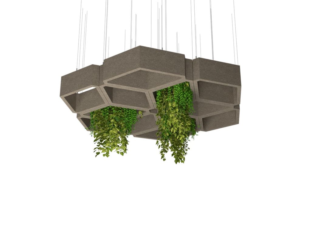 Acoustical Clouds With Hanging Greenery