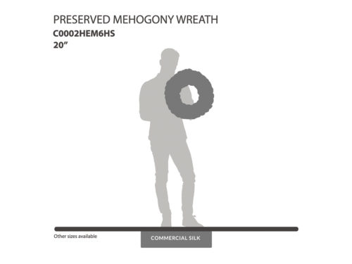 Preserved Mehogony Wreath
