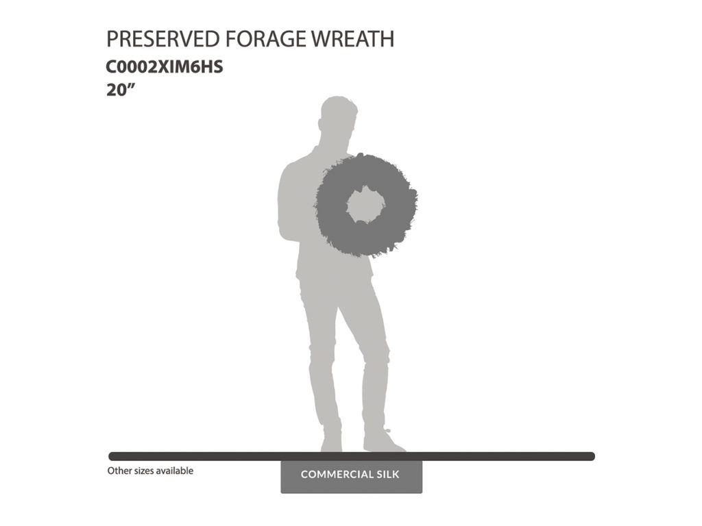 Preserved Forage Wreath 