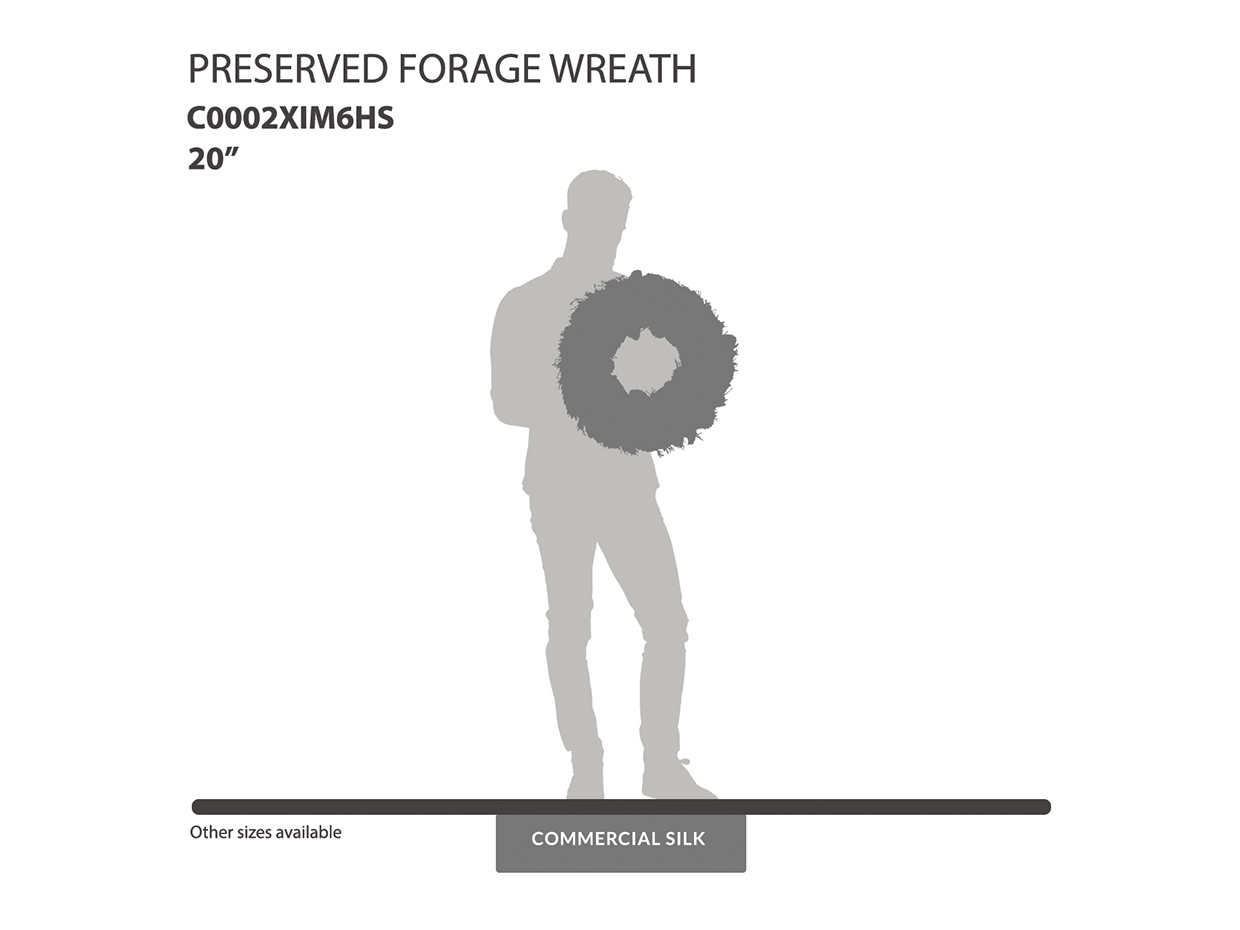Preserved Forage Wreath