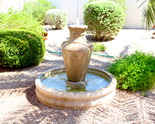Desert theme garden