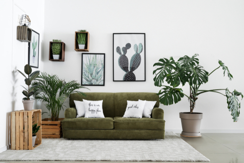 Interior Design With Artificial Plants Trees