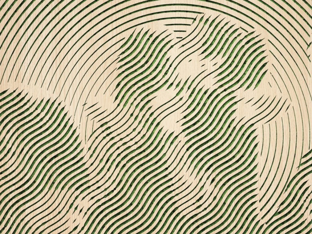 textured moss art
