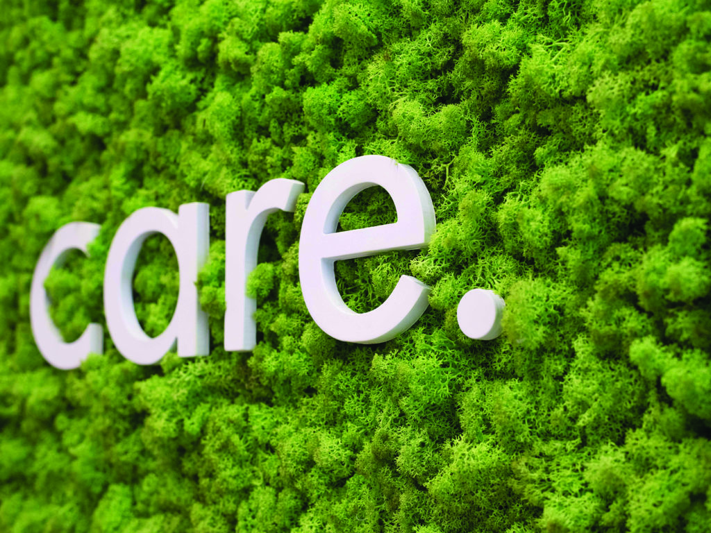 Artificial Moss Wall Signage