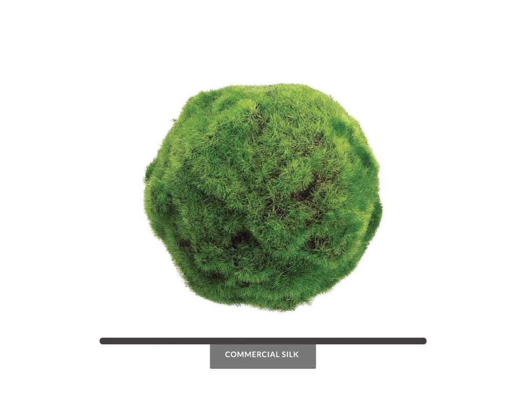 Faux Moss Balls Green 5In
