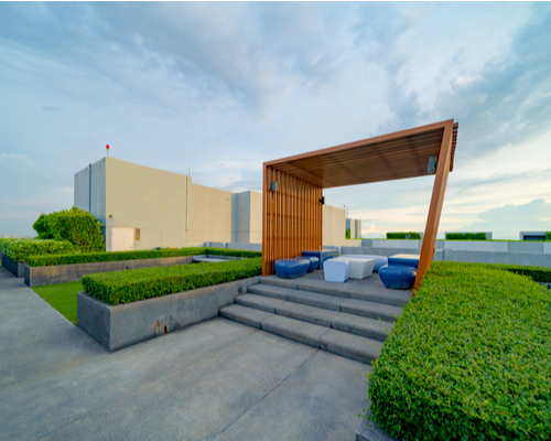 artificial boxwood privacy hedges