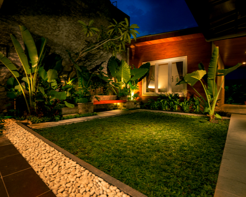 artificial tropical plants