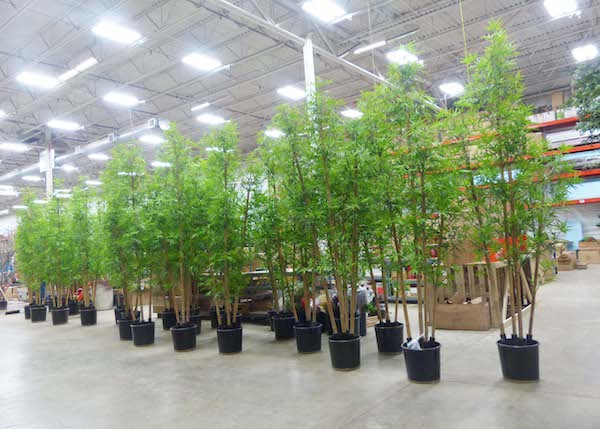 artificial outdoor bamboo