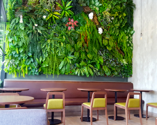 biophilic interior space