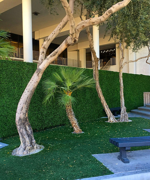 artificial boxwood hedges