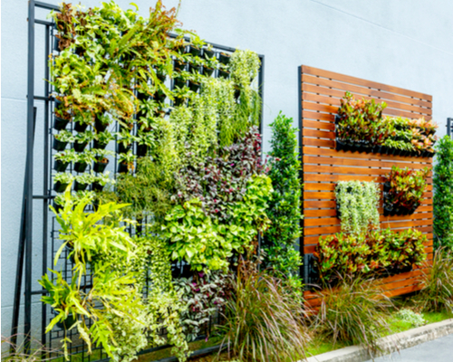 faux grass panels